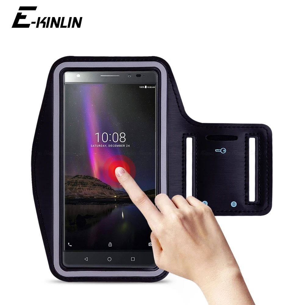 

Waterproof Running Sport Gym Arm Band For Lenovo Phab2 Phab 2 Plus P90 P70 K80 Z90 Z90-7 Z90-3 Lemon 3 Phone holder Case Cover