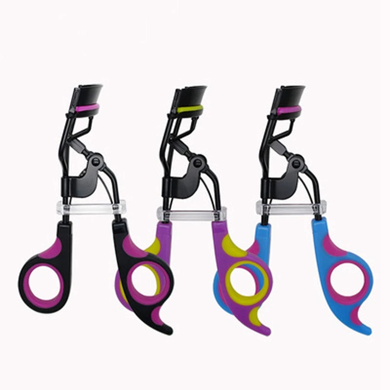1pc Color random Handgrid Handle Eyelash Curler Eye Lashes Curling Clip Portable Cosmetic Makeup Tools Accessories color | Красота и