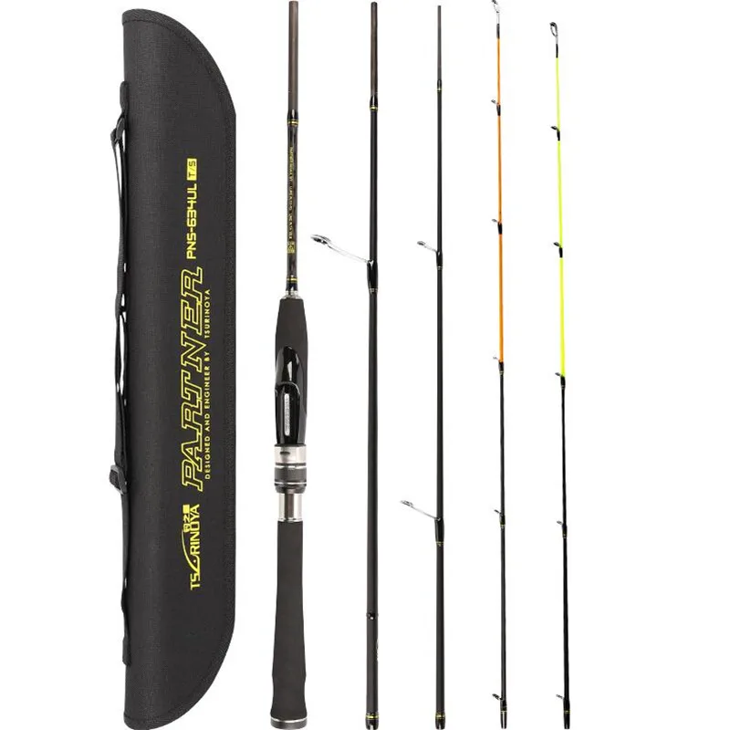 

Hi . Whale Carbon 1.89 m 4 secting lure rod soft action fishing rod spinning and casting rod two optional