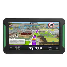 Автомобильный gps навигатор S7 7 дюймов 8 ГБ Портативный сенсорный экран HD Автомобильный gps навигатор FM Bluetooth передатчик последняя карта Европы