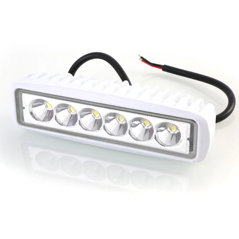 

6 inch 18W LED Work Light LED Bar Light for Motorcycle Tractor Boat Off Road 4WD 4x4 Truck SUV ATV working lights