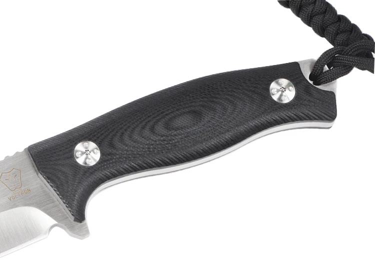 Высокое качество V13 фиксированный нож 58HRC 8Cr13 камень мыть или шлифовальный лезвие черный G10 Ручка Открытый Охота выживания утилита EDC инструмент