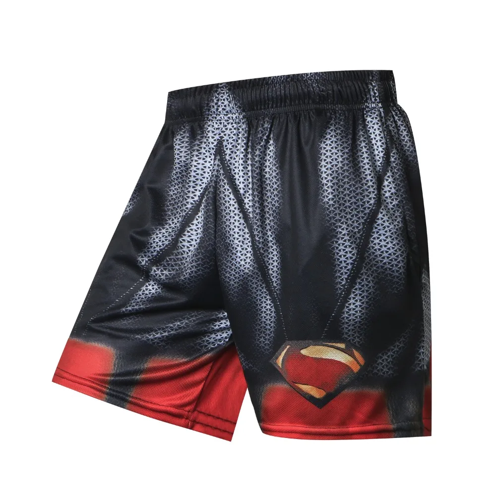 

2018 Summer Hot Men Beach Shorts Quick Dry 3D Printing Superman Batman Spiderman Hulk Board Shorts Men Fashion Casual Trousers
