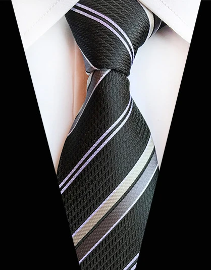 Мужской деловой Свадебный Шелковый галстук, 8 см, серебристо-голубой, в горошек, модный жаккардовый клетчатый галстук, галстуки, галстуки, подарок - Цвет: A20