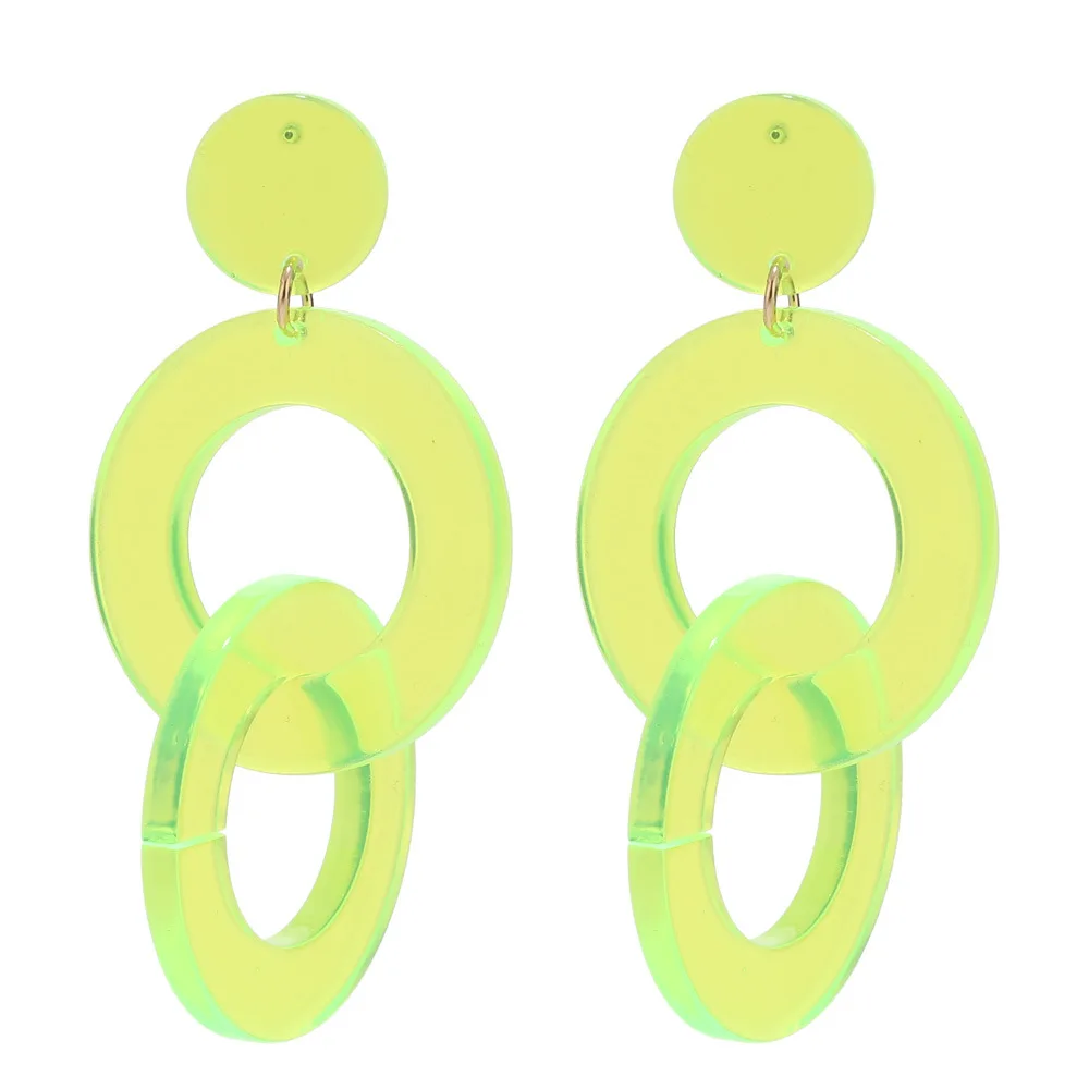 204031 Neon Acrylic Circle Lin