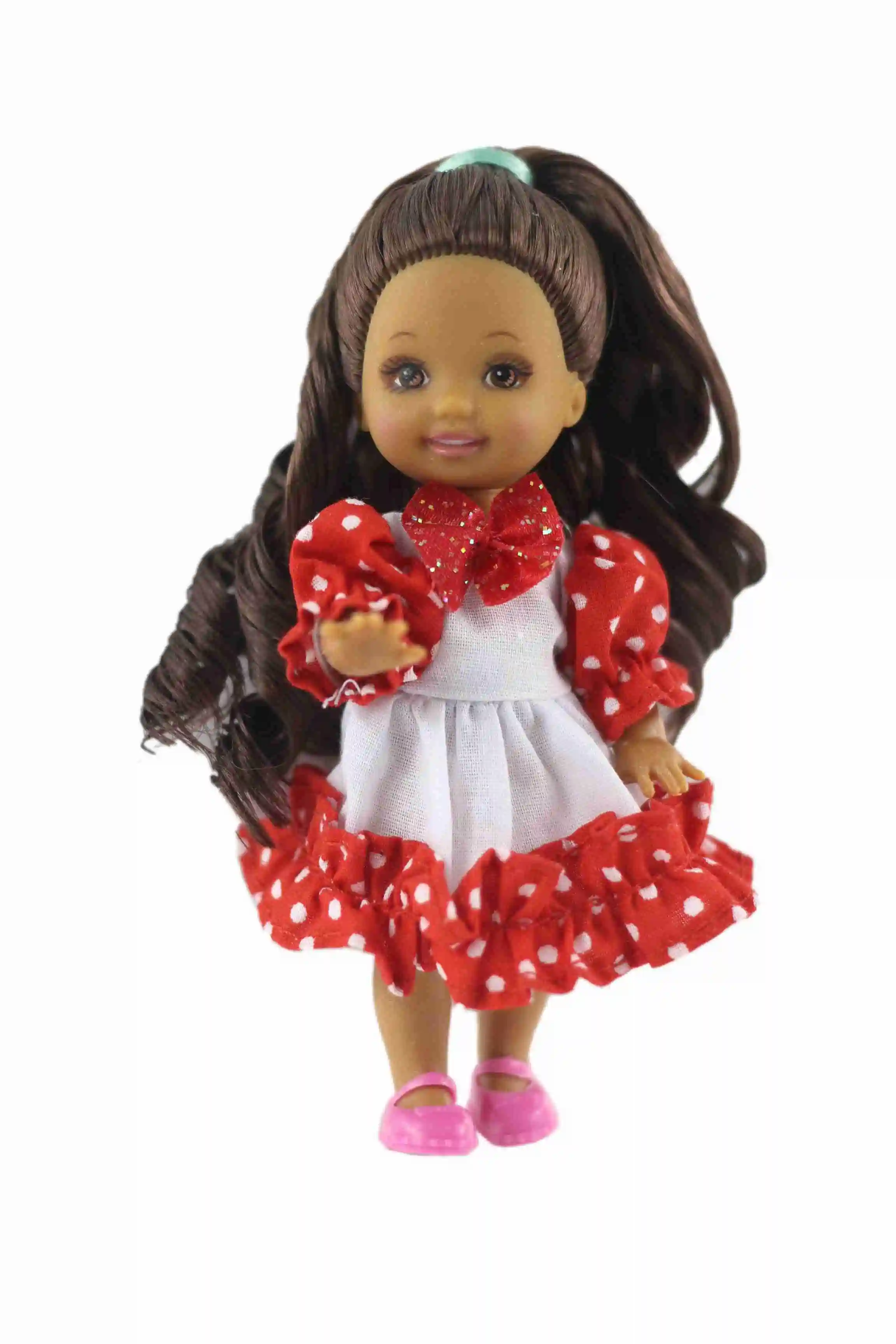 NK одна штука Милая Мини кукла платье Повседневная одежда платье Одежда для Барби сестричка Келли Кукла аксессуары кукольный домик игрушки 6X JJ - Цвет: B Not Include Doll