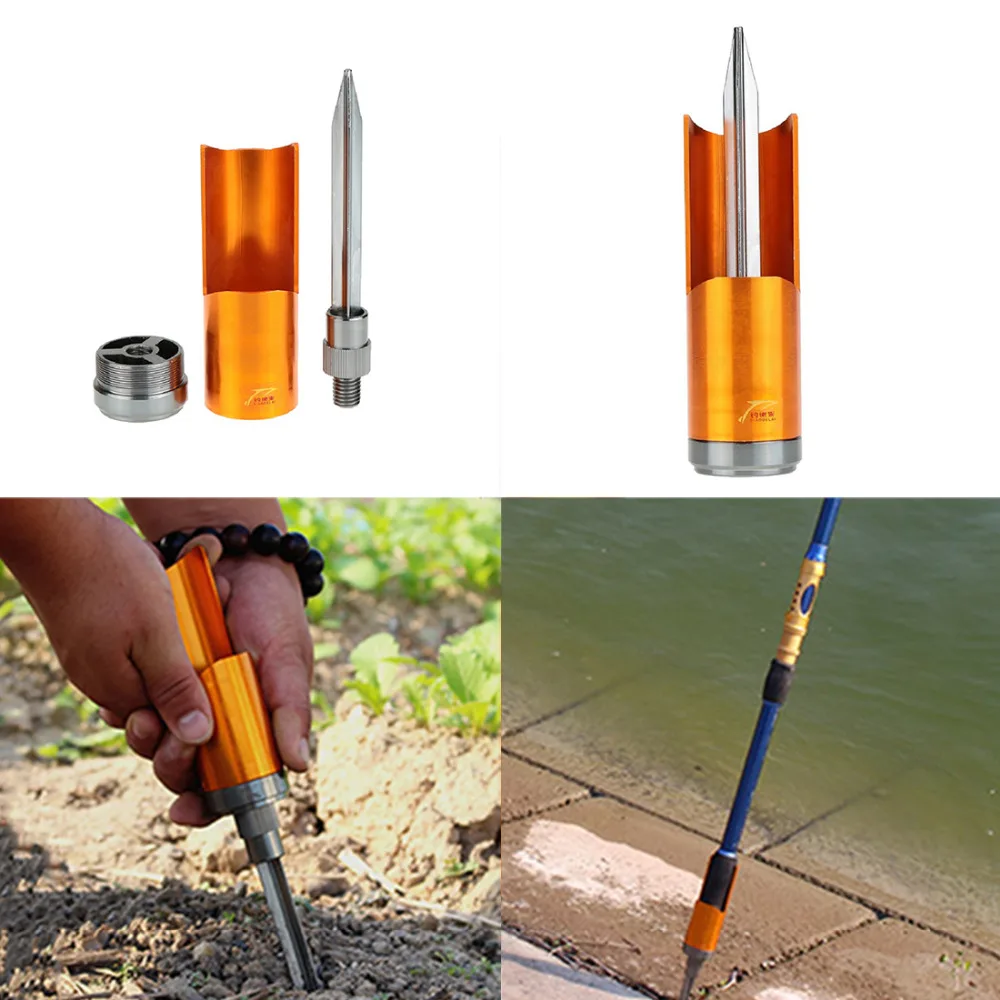 Fishing  Aluminum Alloy Fishing Bracket Holder Stand Support Pole Fishing Tackle Tools