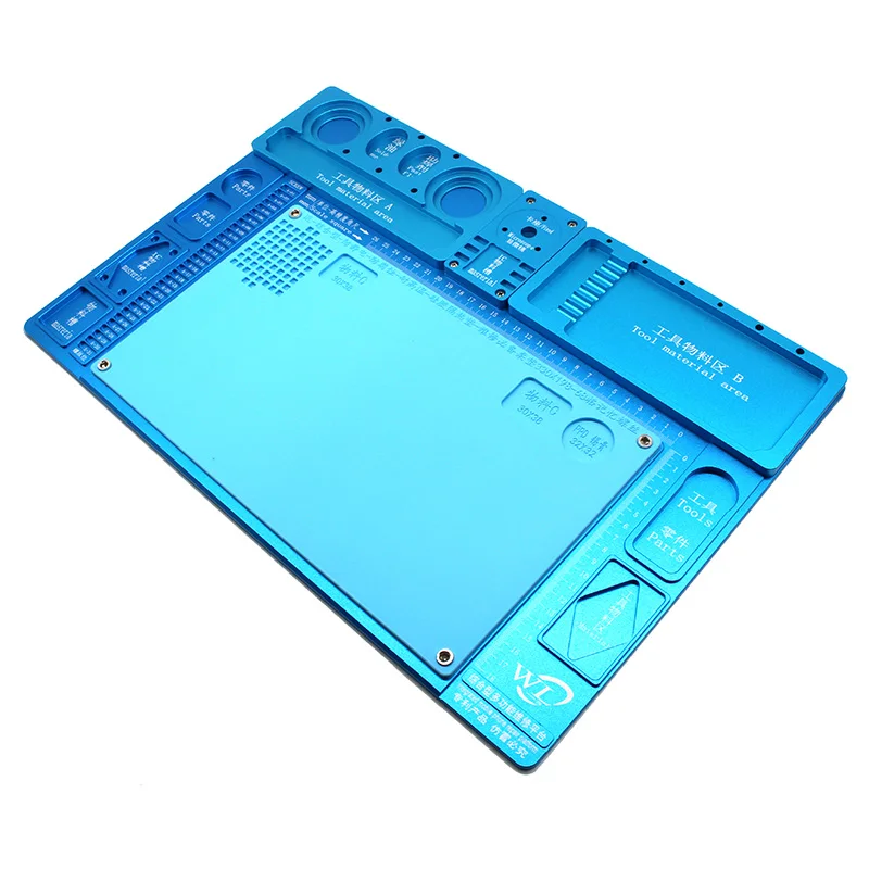 Large Microscope Base Phone Repairing Tools Maintenance Platform with Resistance High Temperature Anti-static Welding Workbench