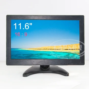

Portable 11.6" inch Wide Screen LCD Color Monitor Screen Display HDMI VGA BNC AV Output With Stand Holder For Microscope Camera