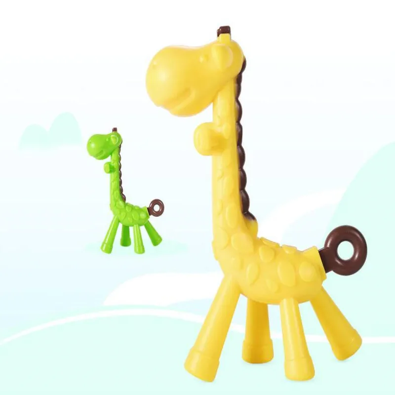 

Baby Teether Pacifier Cartoon Teething Nursing Silicone Toys