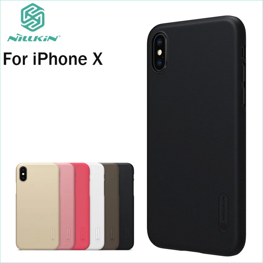 Новинка 2017 чехол для iPhone X Nillkin Apple высококачественный Супер Матовый экран 5 8 дюйма