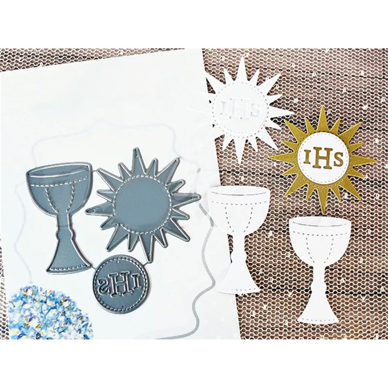 

DiyArts Sun Frame and Cup Metal Cutting Dies New 2019 for Craft Dies Scrapbooking Album Embossing Paper Die Cut Decoration