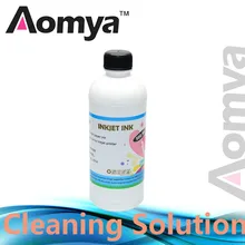 Fast shipping Cleaning solution for all Dye pigment printer head 500ml bottle Cleaning Liquid