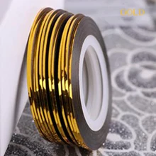 1 шт красочные линии наклейки для ногтей DIY Набор для нейл-арта красоты украшения для ногтей палочка для ногтей драгоценные камни Искусство полосатый