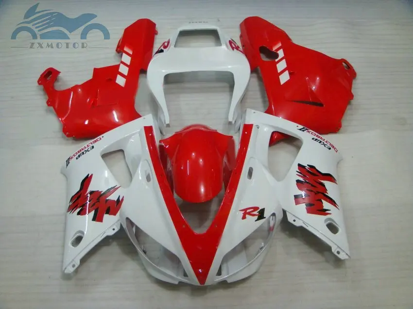 

Upgrade your motorcycle fairing Kits fit for YAMAHA 1998 1999 YZFR1 98 99 YZF R1 plastic sports fairings red white body parts
