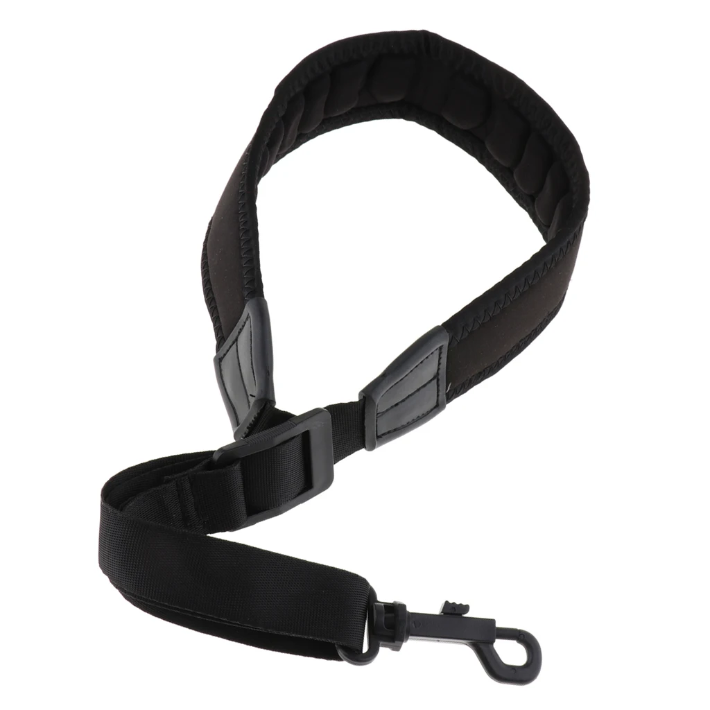 Adjustable Saxophone Sax Shoulder Neck Shoulder Air Cushion Pad Strap Belt 52mm Width