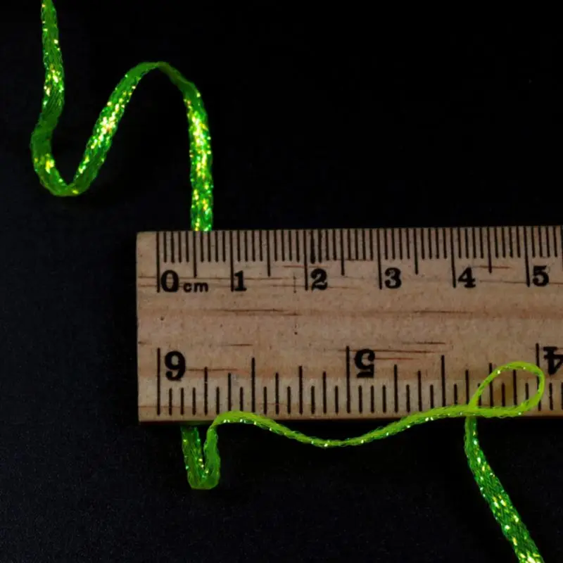 

3mm Flat Flash Braided Belt For Fish Shrimp Salt Water Stream Puddle Flow Scud Flying Plug Material Fly Fishing Hook Material