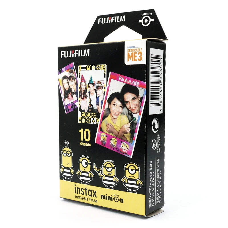 Fujifilm Instax Mini Minion DM3 мгновенная 60 пленка для Fuji 7s 8 + 9 25 50s 70 90 300 SP 1 2 принтера|instax
