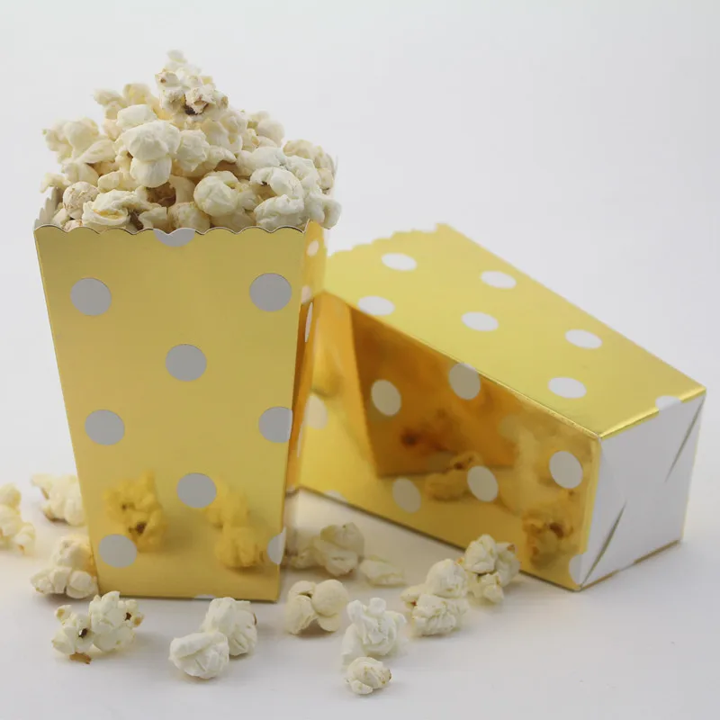 Mini Paper Popcorn Boxes 24 Packs Birthday Favor Buffet Sweet Boxes
