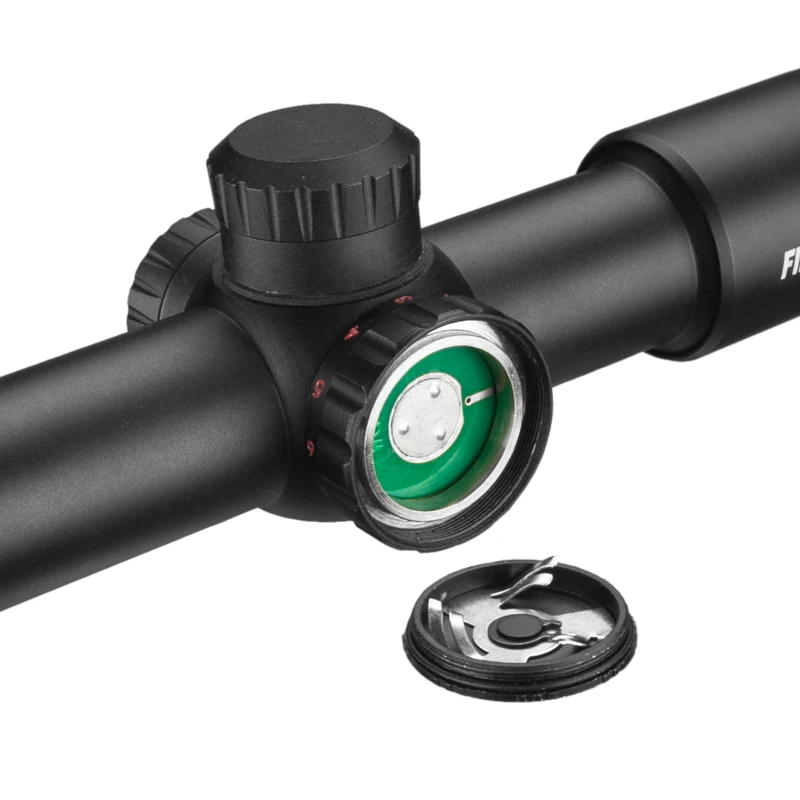Fuego Lobo táctico AK47 AK74 AR15 caza alcance 4,5X20 E iluminación roja Mil-punto rifloscopio - 6