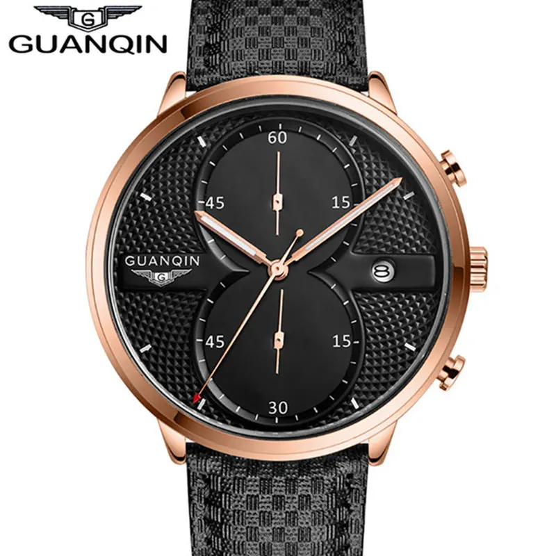 Prix pour Montre Hommes De Luxe Top Marque GUANQIN Sport Montres Hommes D'affaires Quartz-Montre Étanche Bracelet En Cuir Relogio Masculino Horloge Prix pour Montre Hommes De Luxe Top Marque GUANQIN Sport Montres Hommes D'affaires Quartz-Montre Étanche Bracelet En Cuir Relogio Masculino Horloge