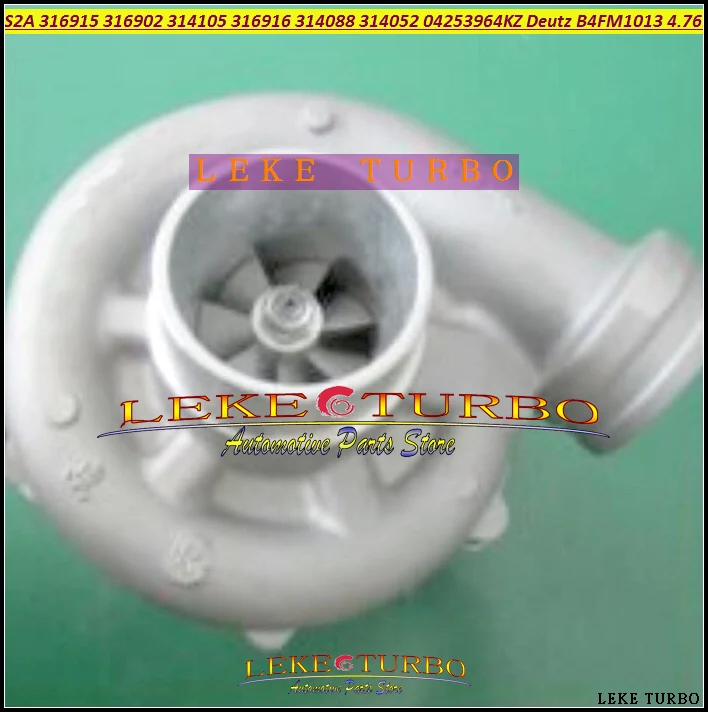 S2A 314280 314442 316915 04253964KZ 4205630KZ 04205625KZ Turbo Turbocharger For Deutz Industrial Truck B4FM1013 E C EC 4.76L  (4)