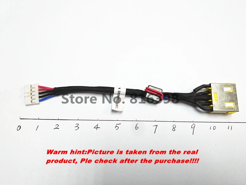 

New DC JACK FOR Lenovo G400S G405S DC in cable Free Shipping DC30100PE00 11CM