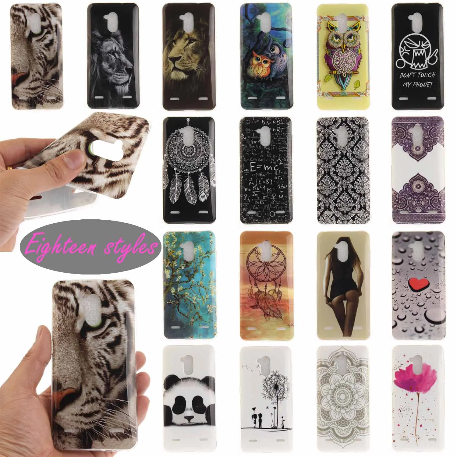 HiGh QuaLiTy TPU IMD Back Cover Case For ZTE Blade V7 Lite SiLiCone RuBBer ProTecTive SKin SoFt CeLL Phone |