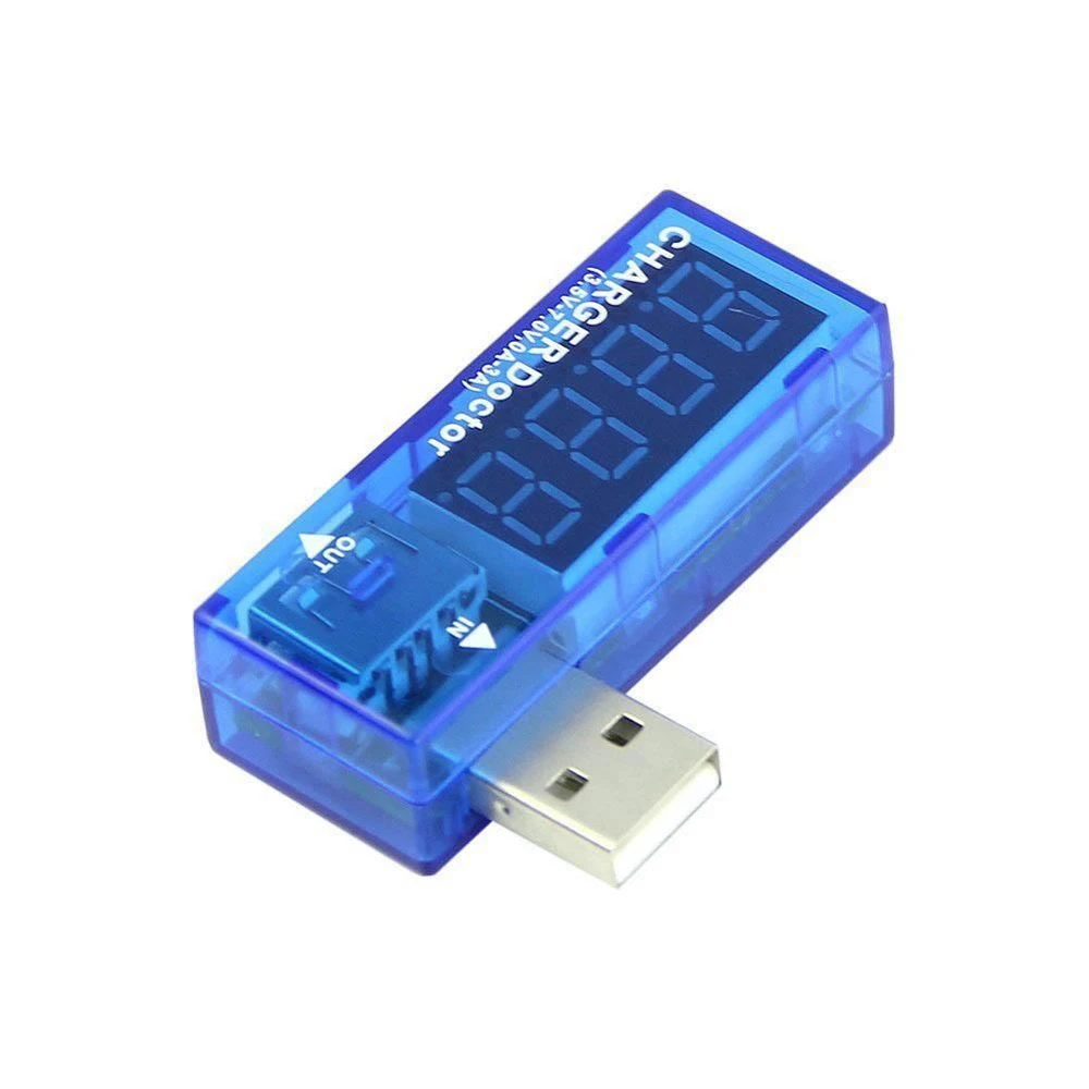 Цифровой USB Мобильный измеритель напряжения зарядка тока мини зарядное