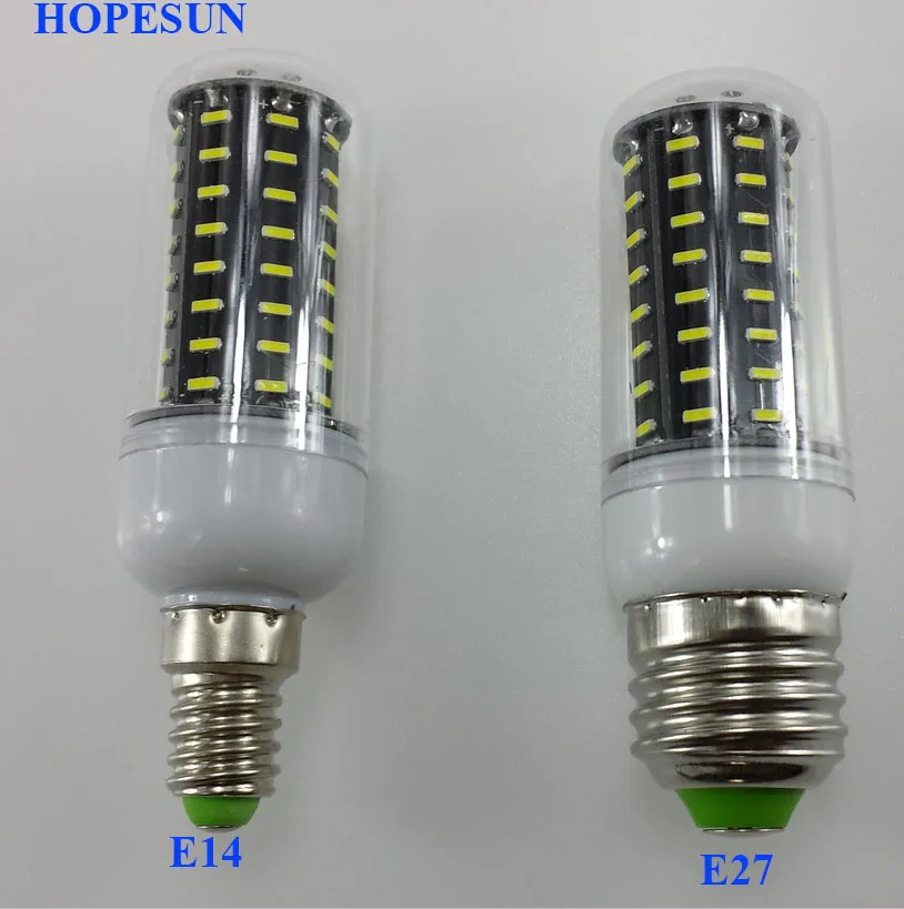 SMD 4014 лампада E27 E14 220V 110V 36LED 56LED 72LED 96LED 138 Светодиодная лампа ампулы точечная