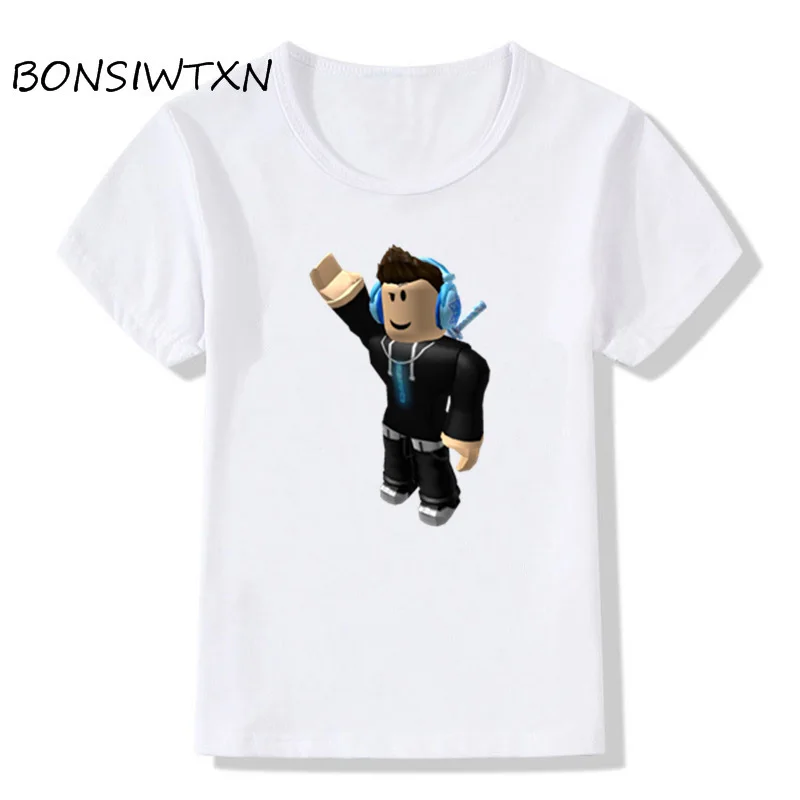 Bonsiwtxn Boy And Girl 3d Roblox Pattern Print 2017 Summer Soft - girl person roblox