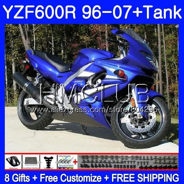 

Stock color Kit For YAMAHA YZF 600R Thundercat 02 03 04 05 06 07 99HM37 YZF-600R YZF600R 2002 2003 2004 2005 2006 2007 Fairing