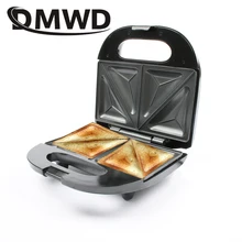 DMWD многофункциональная электрическая сэндвич-машина для яиц, мини-гриль для хлеба, вафельная блинница, тостер, блинная машина для выпечки завтрака, европейская вилка