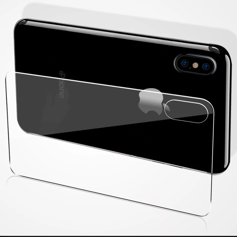 Защитная пленка 3 в 1 для iPhone XS Max X 7 8 Plus XS XR задняя и Передняя закаленное стекло+ задняя крышка для объектива камеры