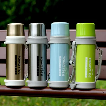

1.2L Thermos Cup 304 Stainless Steel Travel kettle Large Capacity Mountain Climbing Tour Thermos Insulated Mug