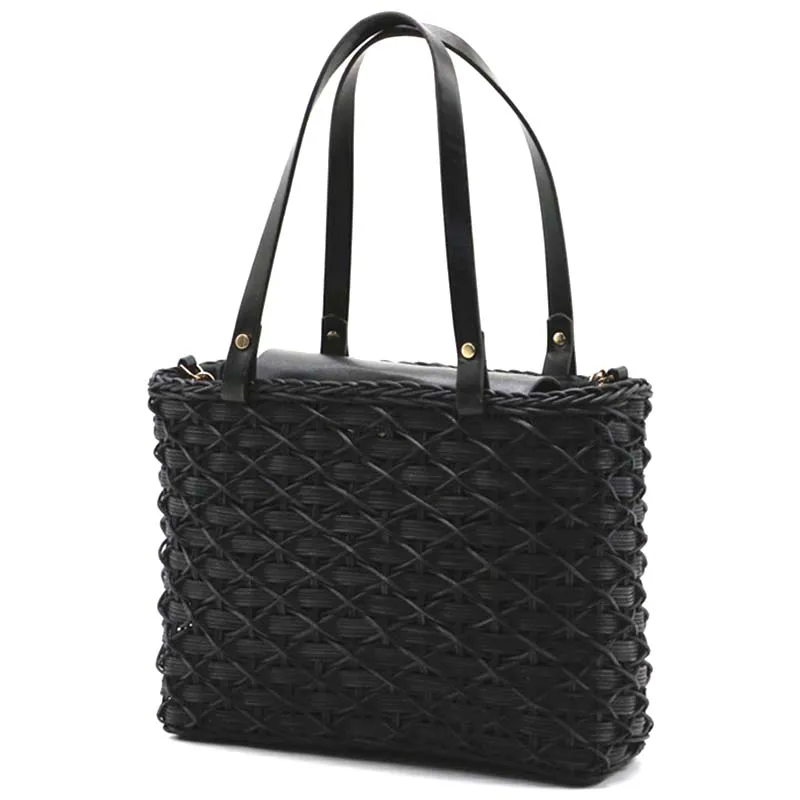 JHD-النساء حقيبة الطبيعية الروطان حقيبة كتف الشاطئ حقائب النسيج اليدوية Crossbody حقيبة JHD-النساء حقيبة الطبيعية الروطان حقيبة كتف الشاطئ حقائب النسيج اليدوية Crossbody حقيبة