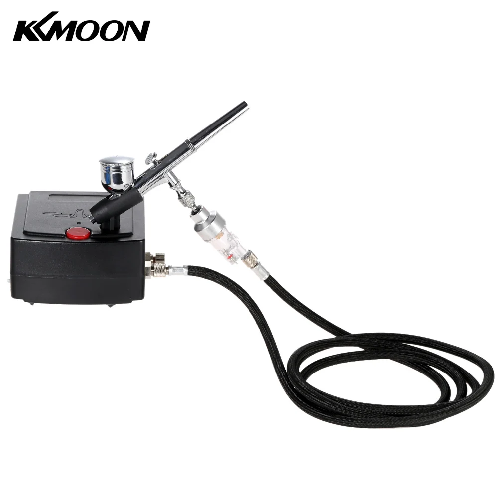 

Airbrush KKmoon Mini Pump Model Air Pump Airbrush Tattoo Special Air Pump Set Airbrush + Oil Water Gas Pipe TC-100 Tool Set