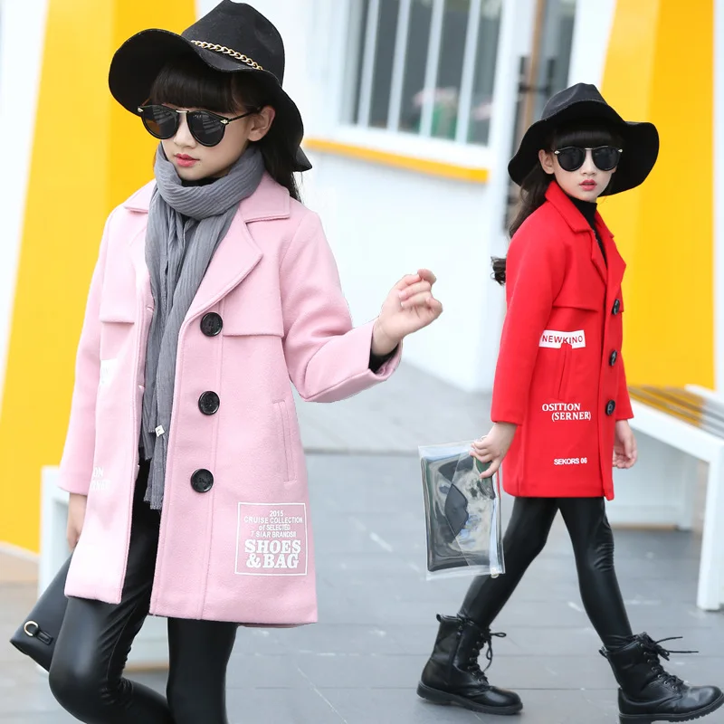 2016 Special Offer Casual Cotton Minnie Mouse Autumn And Winter Kids New Children Coat Big Long Clothing Tide One Generation | Детская