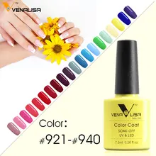 CANNI Factory 60 Colors 7.5 ml High Quality Long-lasting manicure Soak-off LED Gel Nail varnish paint color gel nail polish
