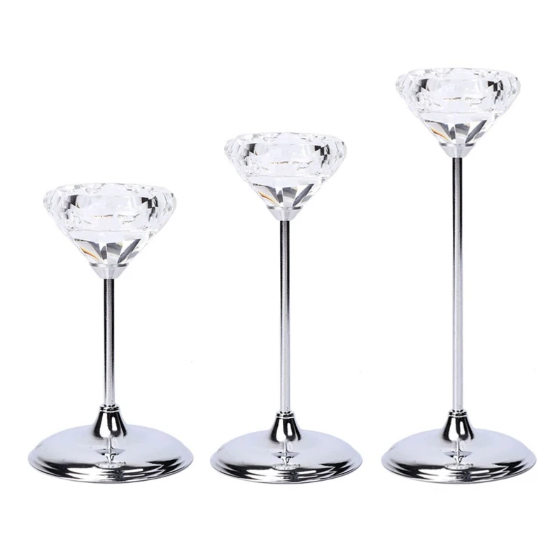 Diamond Shaped Tealight Candle Holder Stand Wedding Party Table