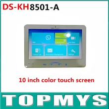 Indoor Video Intercom DS KH8501 A with 10 Color Touch Screen 8 Access 0 3MP Camera