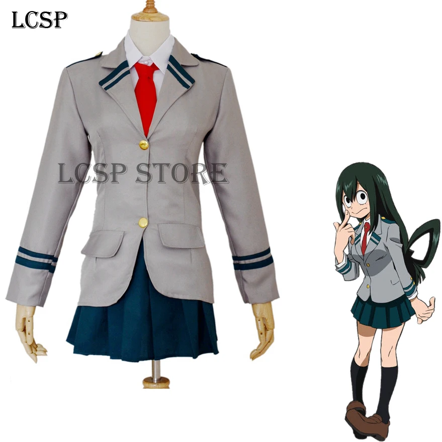 tsuyu asui in hero costume