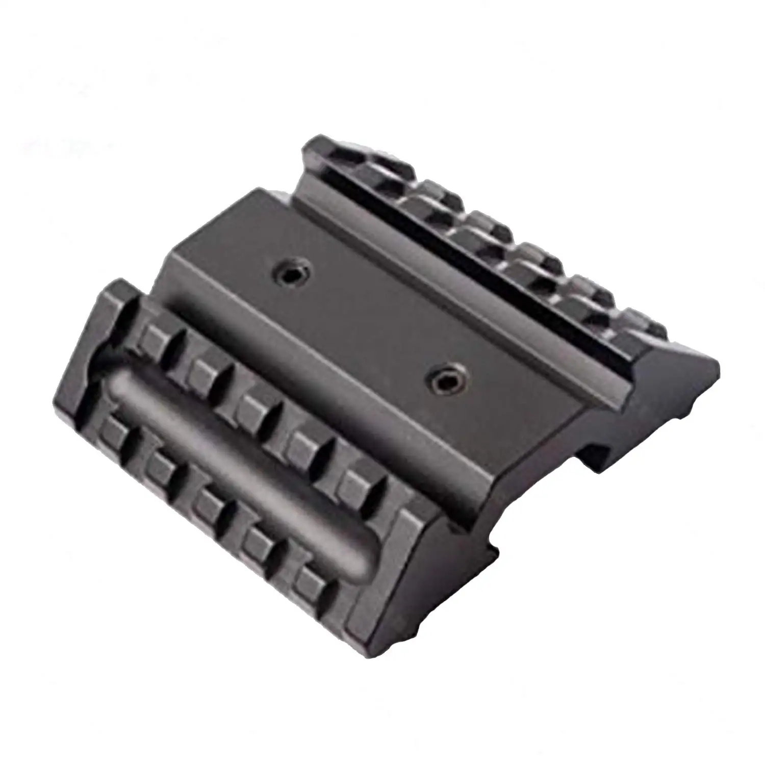 

UniqueFire Insertion Rail Adapter with 6 Slots on Both 2 Sides Riser Mount Tactical Metal for 20mm Picatinny/Weaver Rail Mount