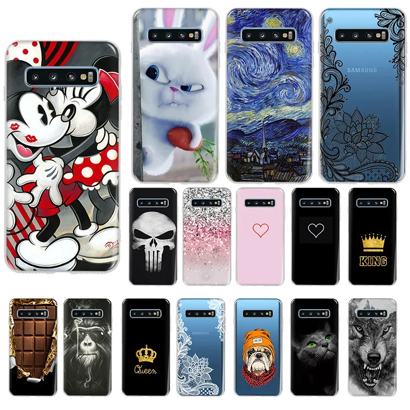 

Soft Silicone Case for Samsung Galaxy S10 Cover TPU Back Phone Cover for Samsung S10 Plus Case Shells for Samsung S10E Fundas