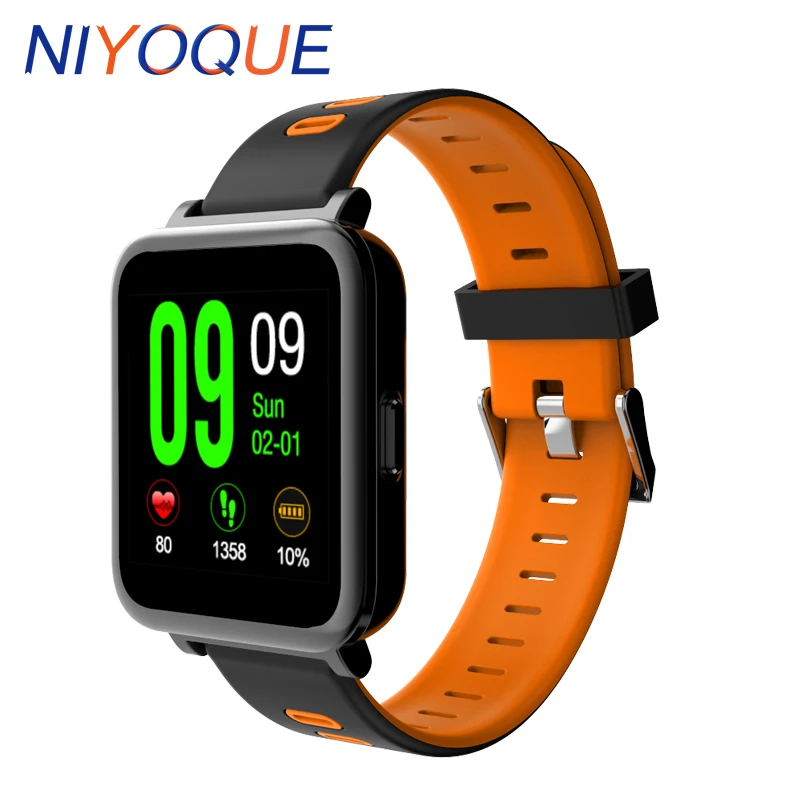 Niyoque N10 Смарт Часы Heart Rate здоровья Фитнес трекер Шагомер удаленной Камера MP3 плеер SmartWatch браслет для IOS Android