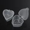 25Pcs 25/45ml Disposable Plastic Takeaway Sauce Cup Reusable Containers Food Box with Hinged Lids Small Pigment Paint Box 4