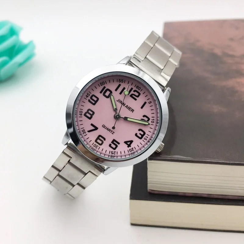 Мультяшные модные женские часы новые маленькие кварцевые часы из нержавеющей стали с серебряным ремешком женские наручные часы Montres Femme