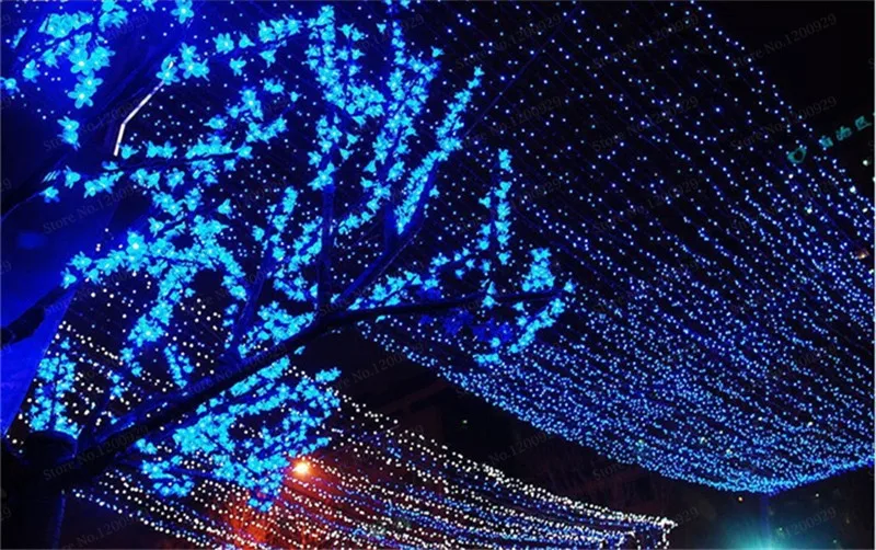100 LED 10 м Водонепроницаемый Открытый Солнечный Гирлянды светодиодные огни Фея Освещение для праздника Рождество Патио Сад RGB белого и