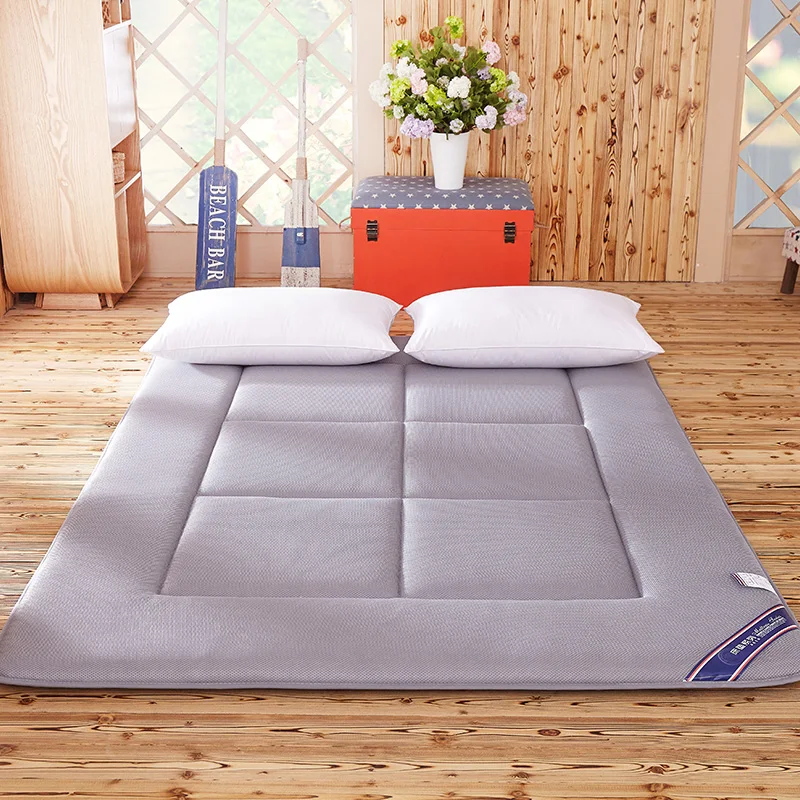 Sleeping Rug Tatami Mattress Pad Folded Floor Carpet 4CM Thickness Lazy Bed Mats Double Cushion for Bedroom and Office