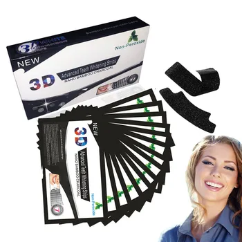 

14PCS Daily Use White Effects Teeth Whitening Strips Kit Nano Bamboo Charcoal Teeth Whitening Stick Strips Professional May28